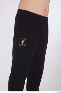 Arvid black joggers dressed sports thigh 0008.jpg